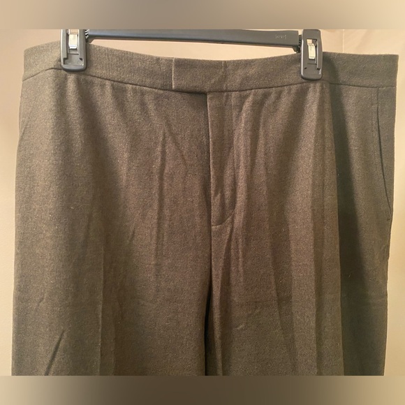 New dark green wool blend Ellen Tracy dress pants size 16 - Picture 6 of 15